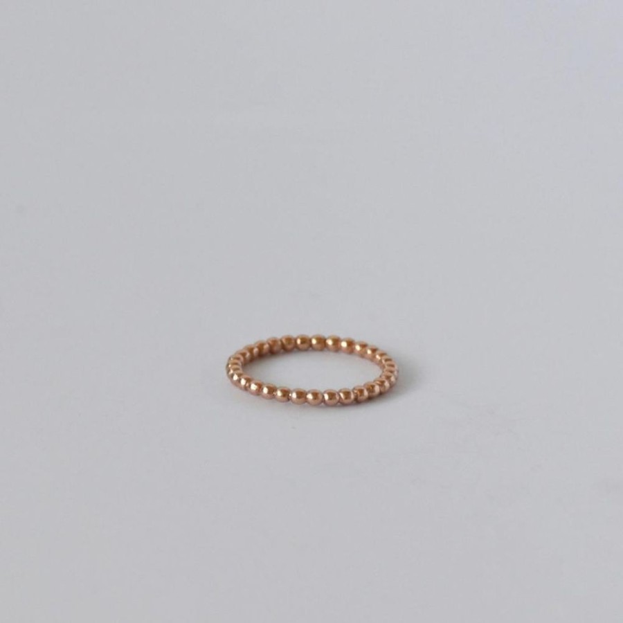 Schmuck nika Schmuck | Fingerring Kugeli | Rosegold