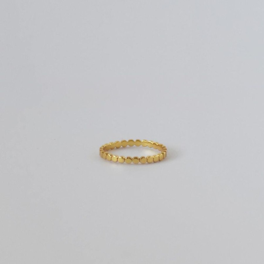 Schmuck nika Schmuck | Fingerring Flach Getupft